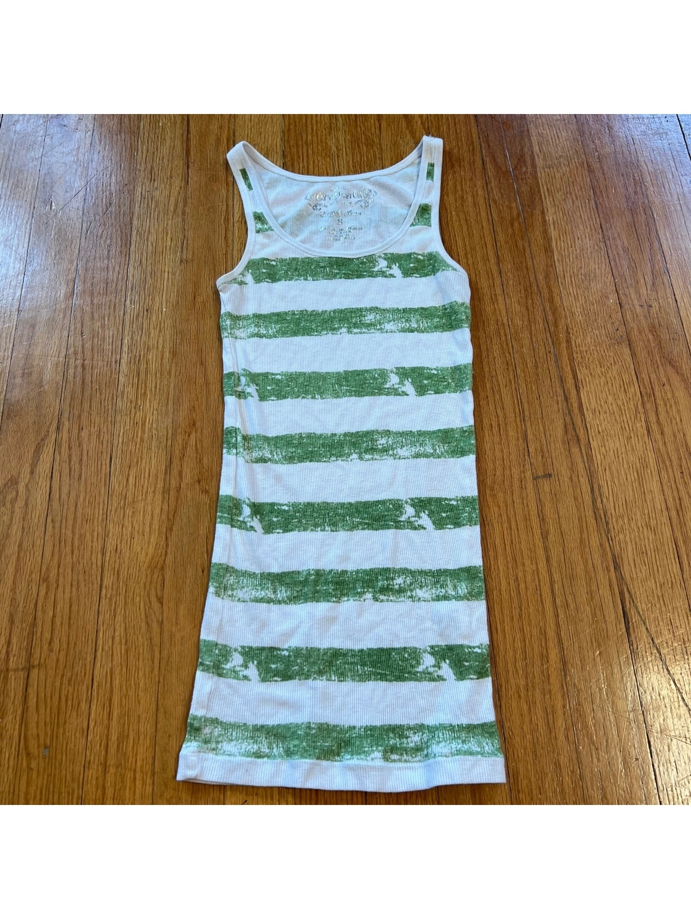 Vintage Y2K Aeropostale striped fitted tank top